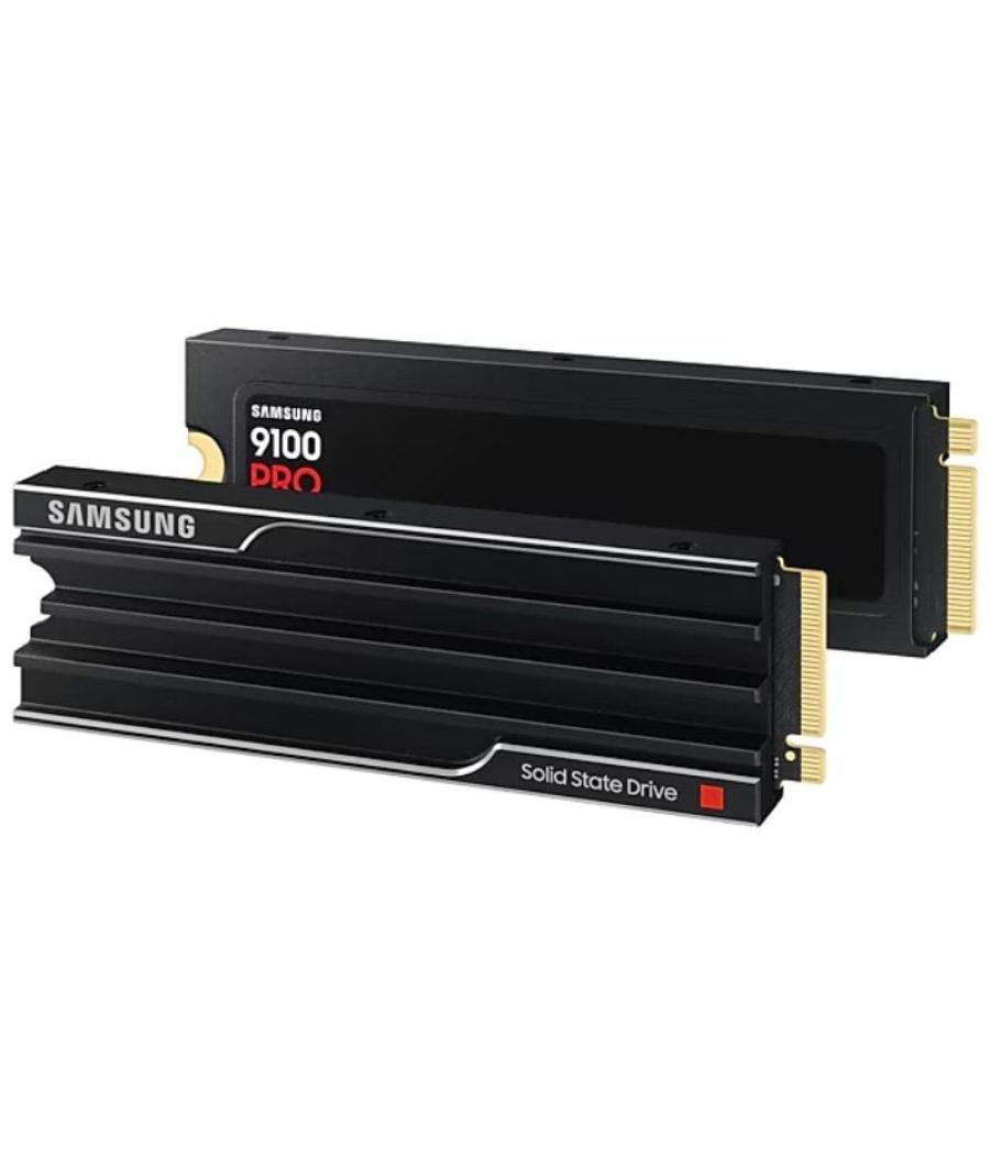Disco ssd samsung 9100 pro 1tb/ m.2 2280 pcie 5.0/ con disipador de calor/ full capacity