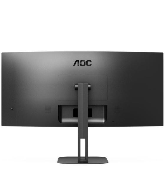 Monitor profesional ultraparonámico curvo aoc cu34v5c/bk 34'/ wqhd/ multimedia/ negro