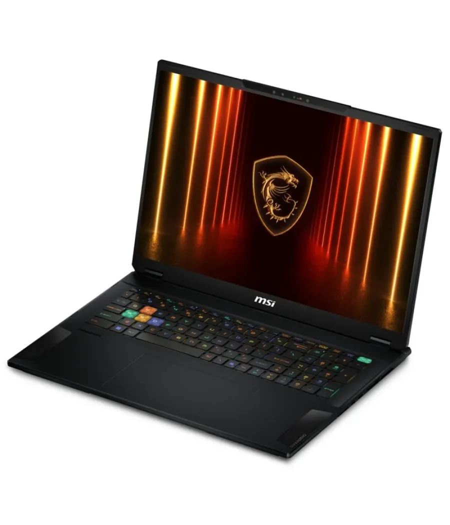 Msi portatil stealth 18 hx ai a2xwig-040xes. 18" 16:10 qhd+ (2560x1600), 240hz, ips. intel core ultra 9 275hx. nvidia geforce rt