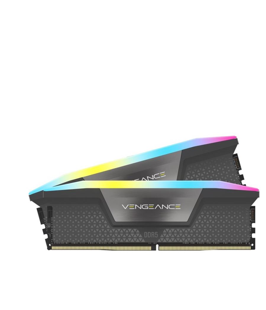 Memoria corsair ddr5 64gb 2x32gb pc6000 vengeance rgb cmh64gx5m2b6000z38