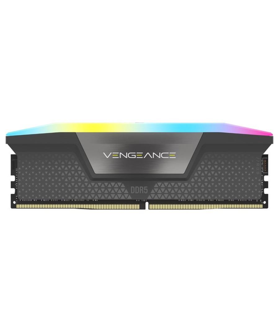 Memoria corsair ddr5 64gb 2x32gb pc6000 vengeance rgb cmh64gx5m2b6000z38