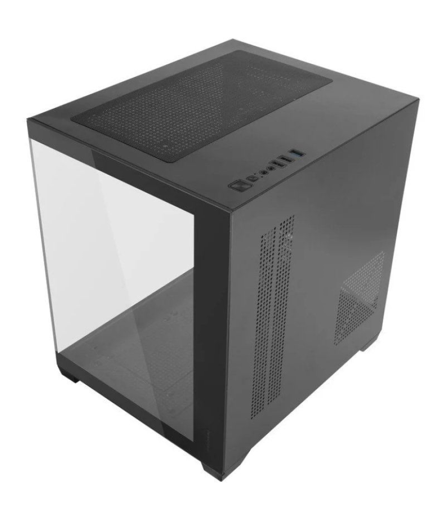 Caja gaming minitorre mars gaming mc-view2/ negra