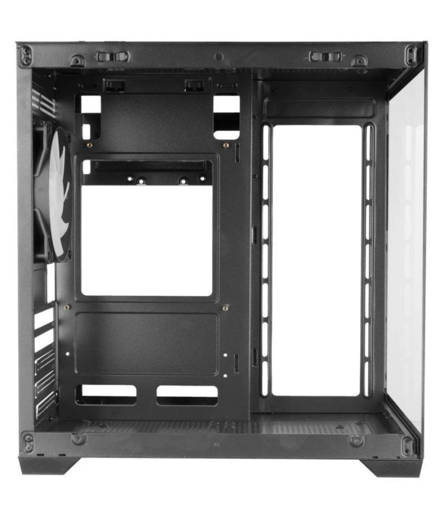 Caja gaming minitorre mars gaming mc-view2/ negra