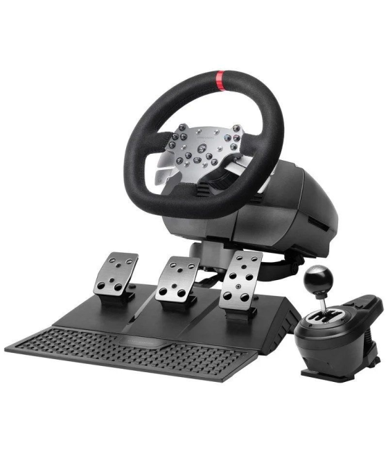 Volante con pedales y cambio de marchas manual mars gaming mwh-rsx