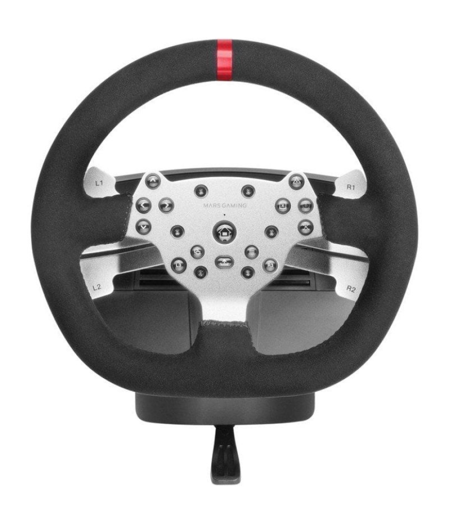 Volante con pedales y cambio de marchas manual mars gaming mwh-rsx
