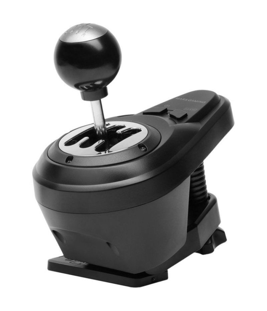 Volante con pedales y cambio de marchas manual mars gaming mwh-rsx
