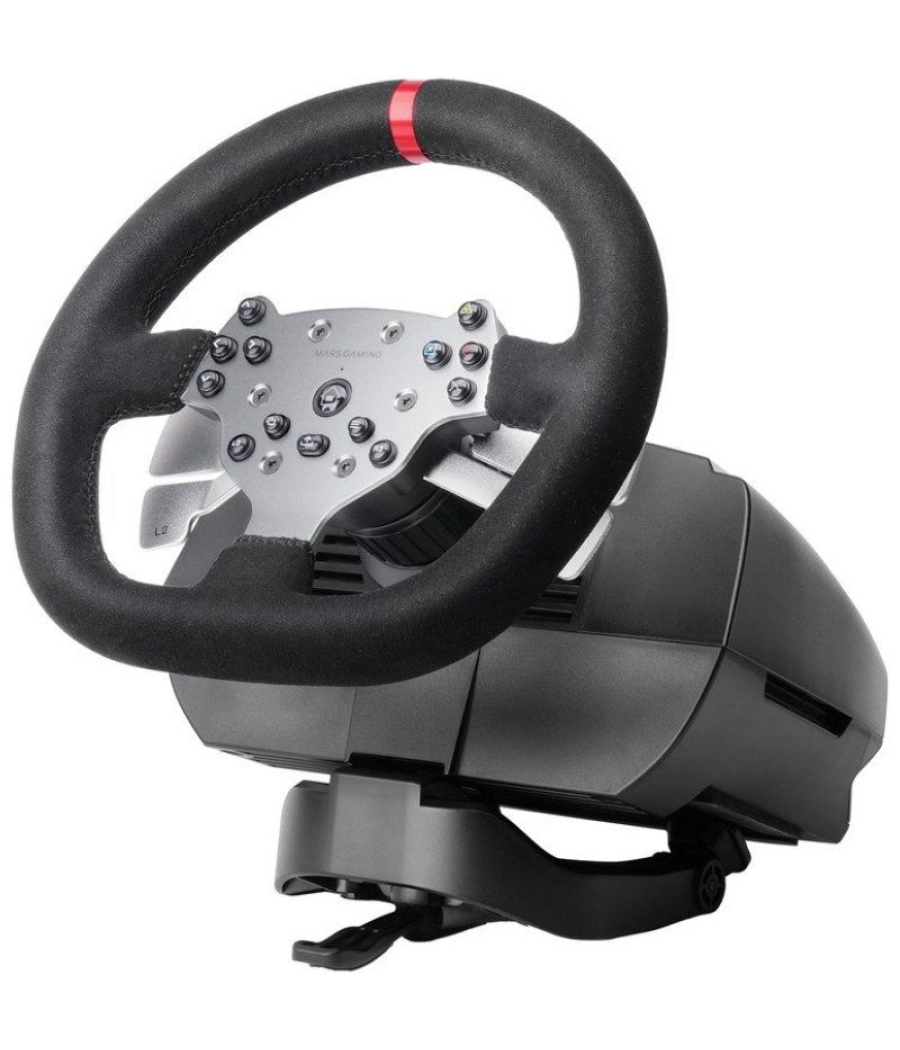 Volante con pedales y cambio de marchas manual mars gaming mwh-rsx