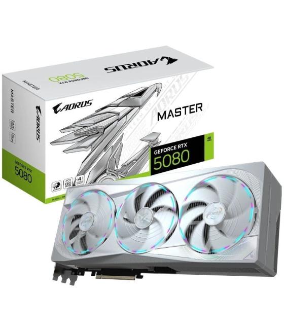 Tarjeta gráfica gigabyte aorus geforce rtx 5080 master ice 16g/ 16gb gddr7