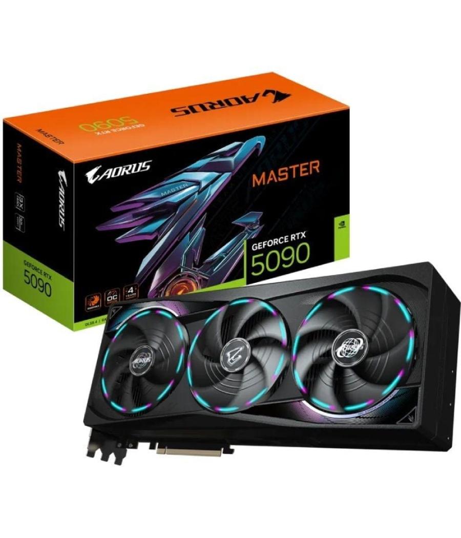 Tarjeta gráfica gigabyte aorus geforce rtx 5090 master 32g/ 32gb gddr7