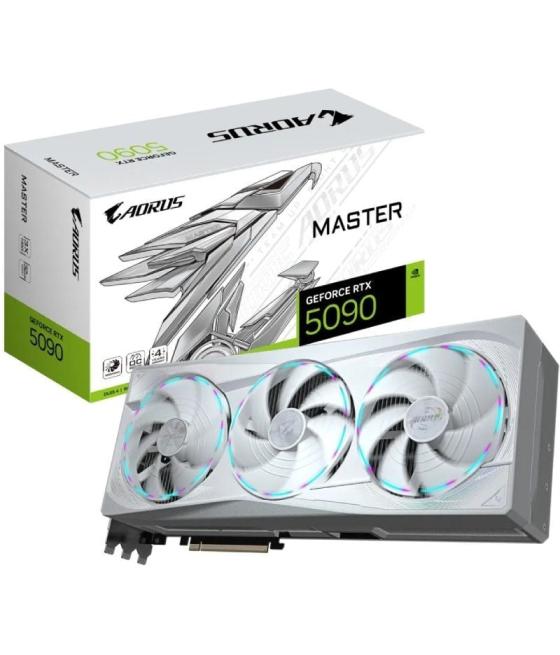 Tarjeta gráfica gigabyte aorus geforce rtx 5090 master ice 32g/ 32gb gddr7