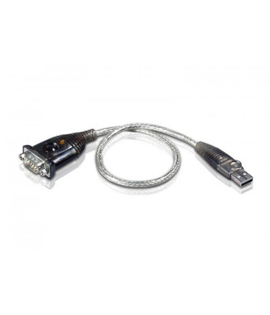 Aten uc232a1-at adaptador de cable usb rs-232 negro, metálico