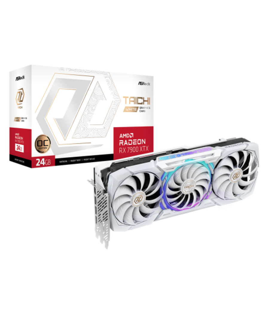 Asrock rx7900xtx tcw 24go tarjeta gráfica amd radeon rx 7900 xtx 24 gb gddr6