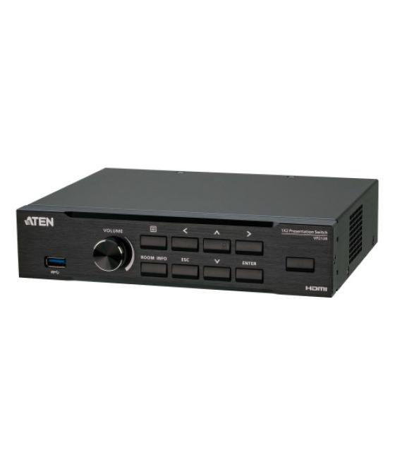 Aten switch de presentación quadview con multistreaming
