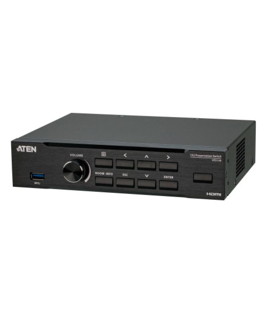 Aten switch de presentación quadview con multistreaming