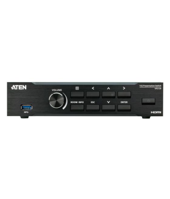 Aten switch de presentación quadview con multistreaming