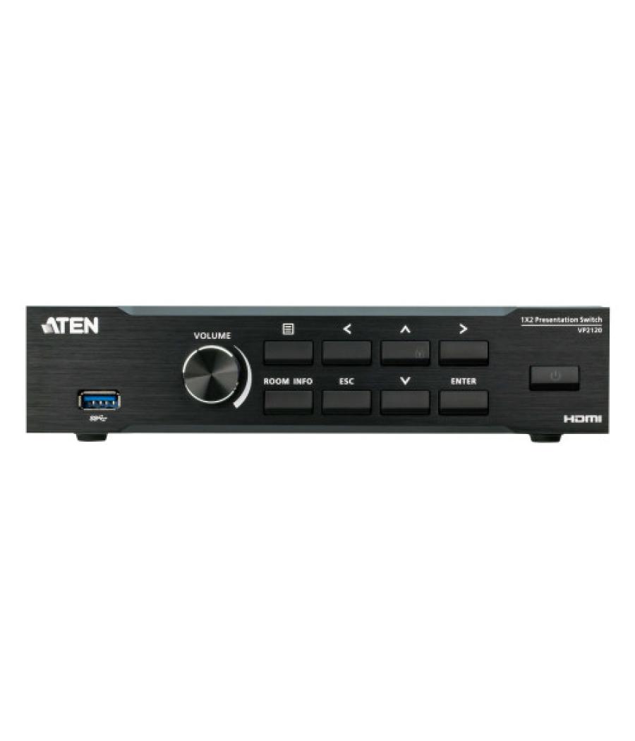 Aten switch de presentación quadview con multistreaming