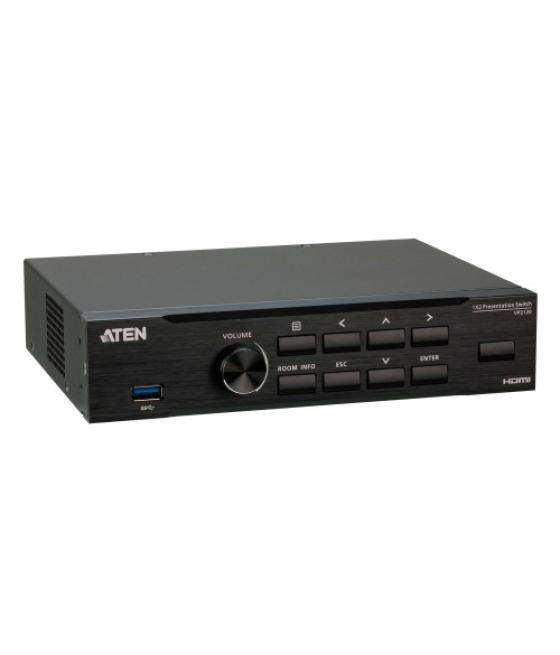 Aten switch de presentación quadview con multistreaming