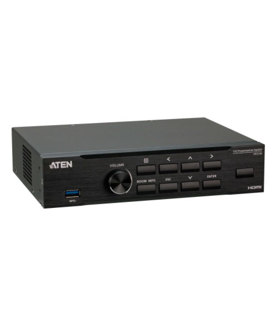 Aten switch de presentación quadview con multistreaming