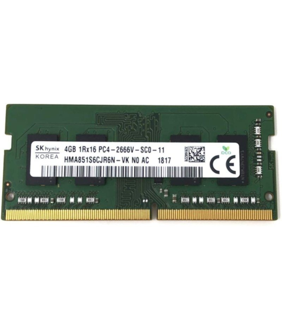 Memoria ram hynix 4gb/ ddr4/ 3200mhz/ sodimm
