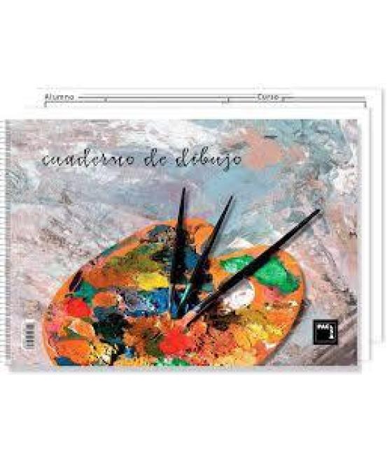 Pacsa bloc dibujo espiral 20h 230x330mm 90gr con recuadro -10u-