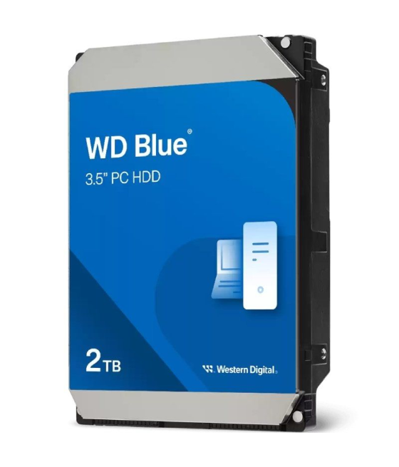 Disco duro western digital wd blue pc desktop 2tb/ 3.5'/ sata iii/ 64mb