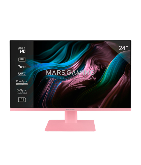 Monitor gaming mv-24 slim 24'' rosa mars gaming