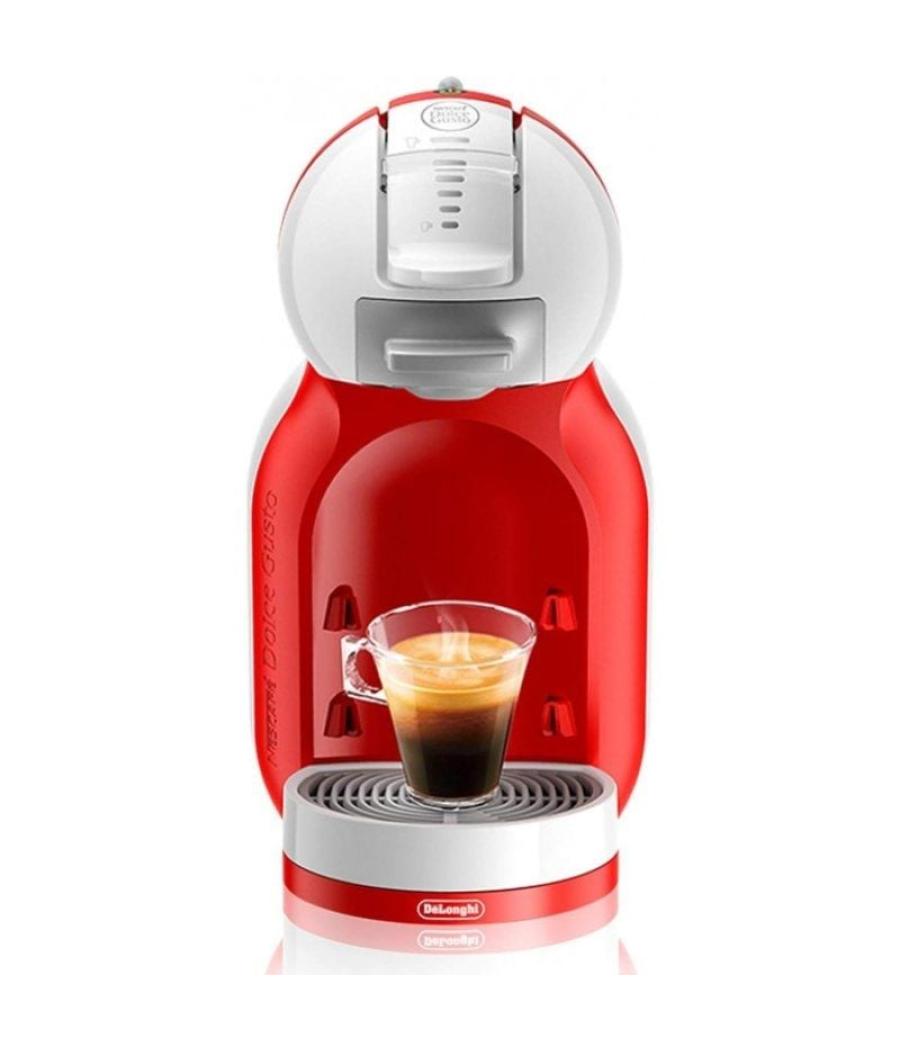 Cafetera de cápsulas delongui dolce gusto mini me/ blanca y roja