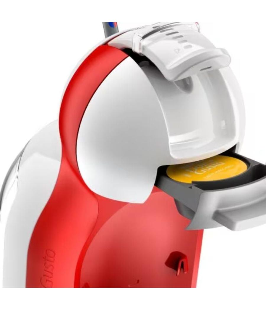 Cafetera de cápsulas delongui dolce gusto mini me/ blanca y roja