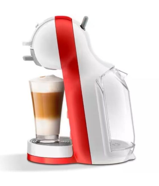 Cafetera de cápsulas delongui dolce gusto mini me/ blanca y roja
