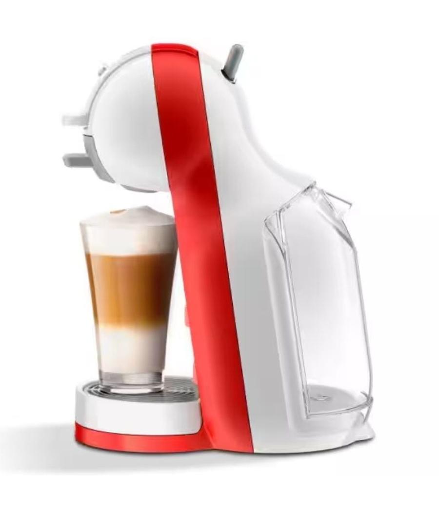Cafetera de cápsulas delongui dolce gusto mini me/ blanca y roja