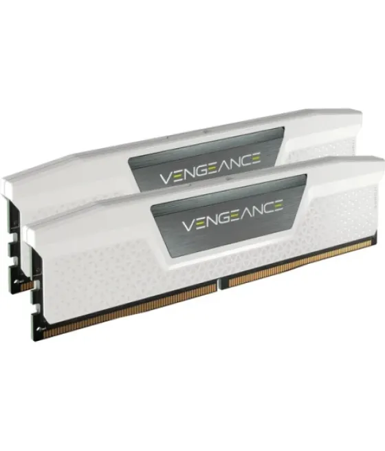 Memoria corsair ddr5 32gb 2x16gb pc6400 vengeance blanca cmk32gx5m2b6400z36w