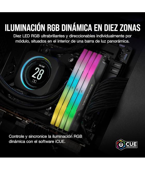 Memoria corsair ddr5 32gb 2x16gb pc6400 warzone cmh32gx5m2b6400z32-wz