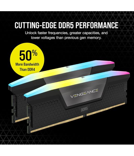 Memoria corsair ddr5 32gb 2x16gb pc6400 warzone cmh32gx5m2b6000z30-wz