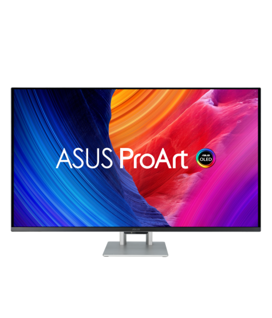 Asus proart oled pa32ucdm pantalla para pc 80 cm (31.5") 3840 x 2160 pixeles 4k ultra hd qd-oled plata