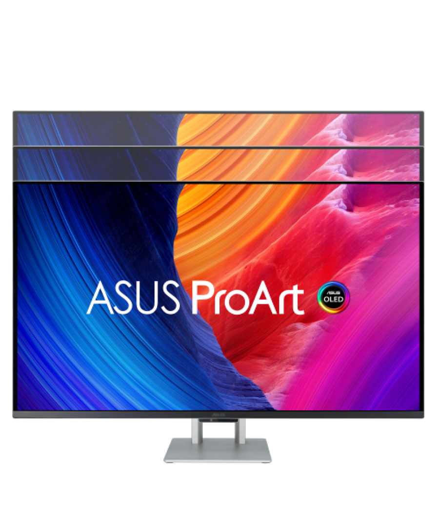 Asus proart oled pa32ucdm pantalla para pc 80 cm (31.5") 3840 x 2160 pixeles 4k ultra hd qd-oled plata