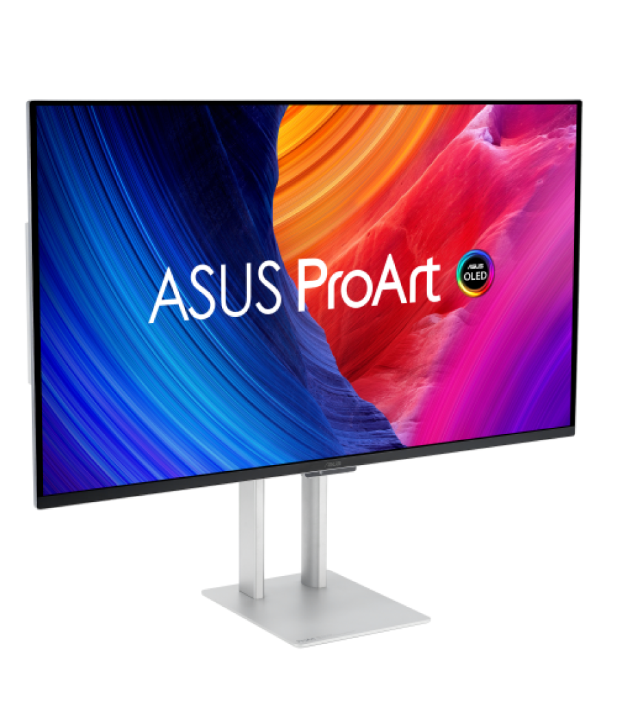 Asus proart oled pa32ucdm pantalla para pc 80 cm (31.5") 3840 x 2160 pixeles 4k ultra hd qd-oled plata