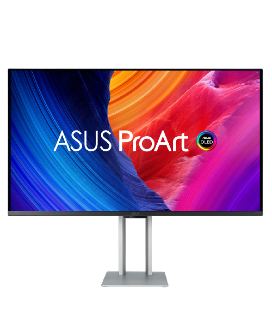 Asus proart oled pa32ucdm pantalla para pc 80 cm (31.5") 3840 x 2160 pixeles 4k ultra hd qd-oled plata