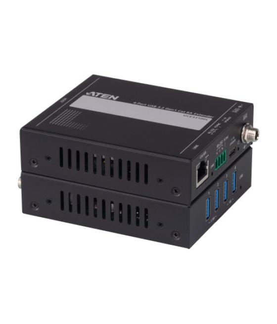 Aten uce33100 ampliador de red transmisor y receptor de red negro