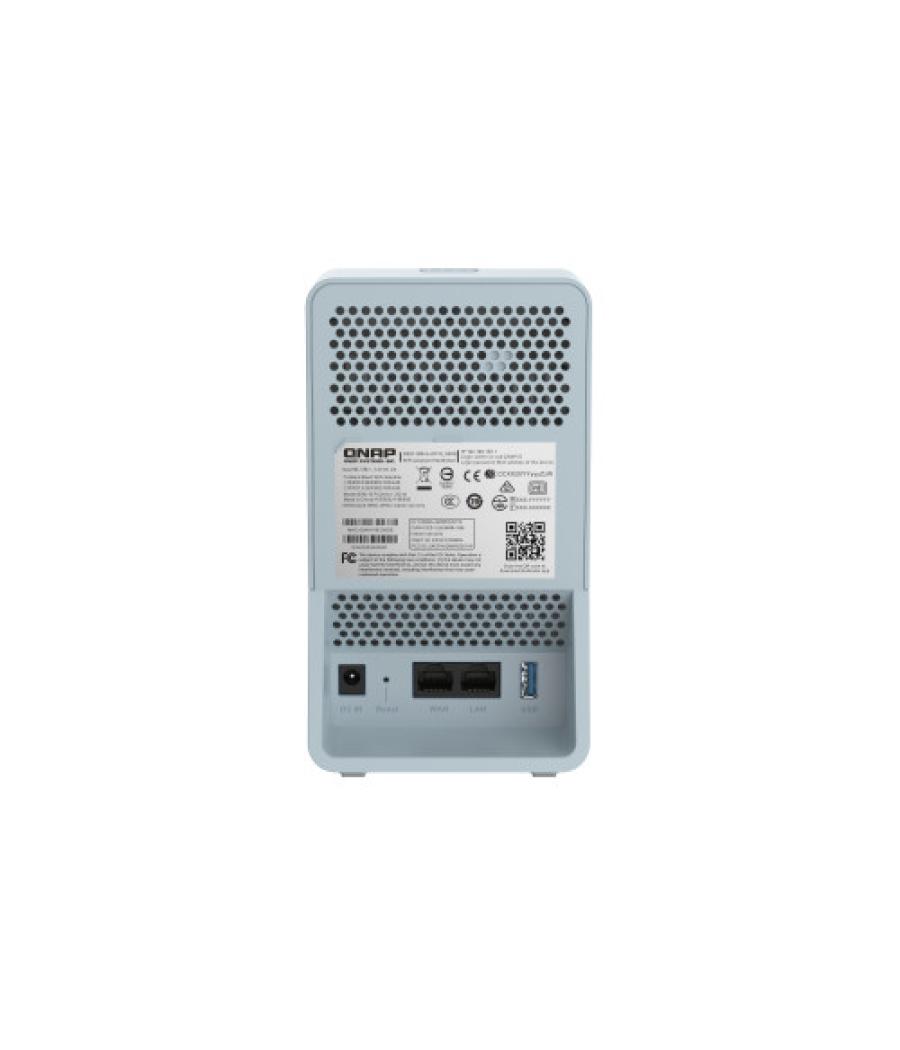 Qnap qmiro-201w doble banda (2,4 ghz / 5 ghz) wi-fi 5 (802.11ac) azul 2 interno