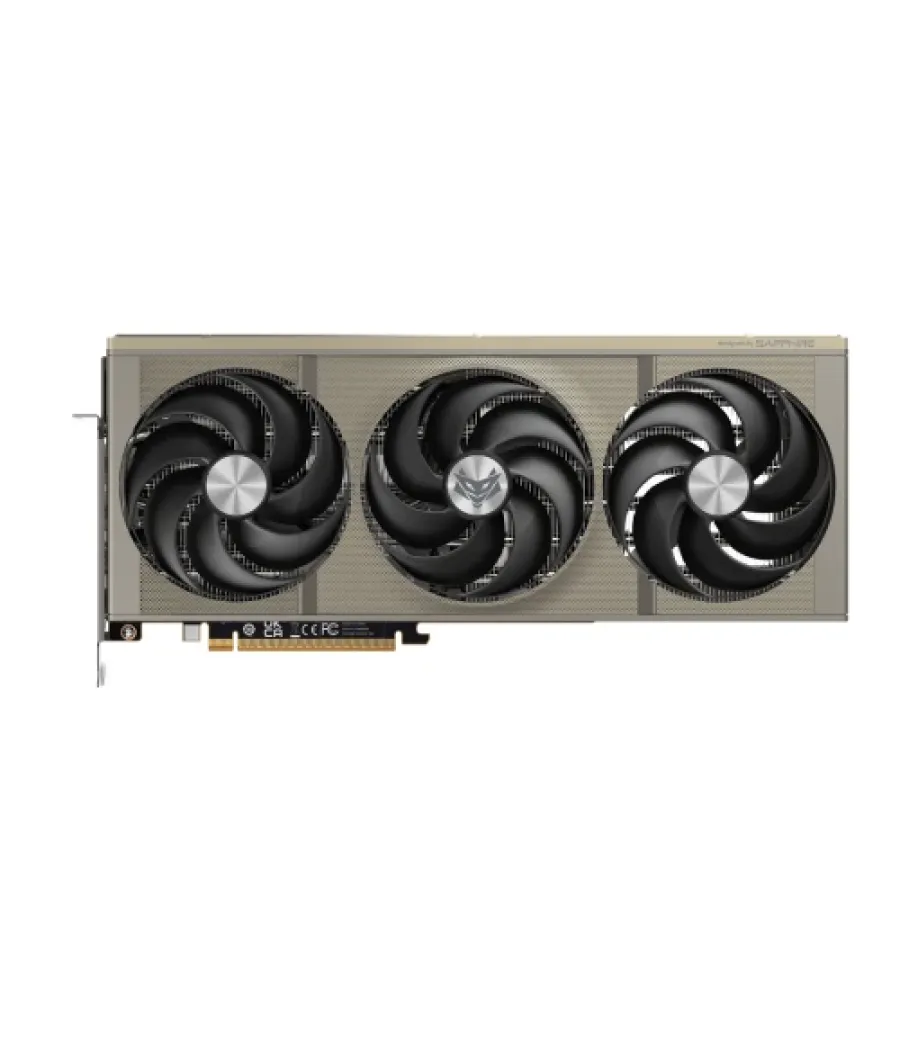Vga sapphire nitro+ radeon rx 9070 xt gaming oc,amd,rx9070xt,16gb,gddr6,256bit,2hdmi+2dp (3 ventiladores)