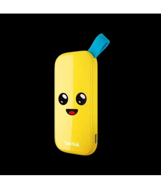 Sandisk sdssde30-2t00-g25f unidad externa de estado sólido 2 tb usb tipo c 3.2 gen 2 (3.1 gen 2) amarillo