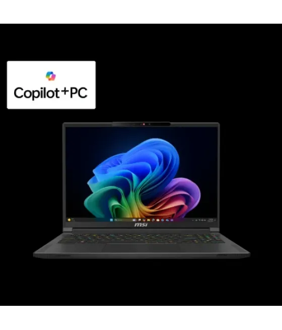 Msi portatil stealth a16 ai+ a3xwig-061es. 16" (2560 x 1600) oled, 240hz. amd ryzen ai 9 hx 370. nvidia geforce rtx 5080 , gddr7
