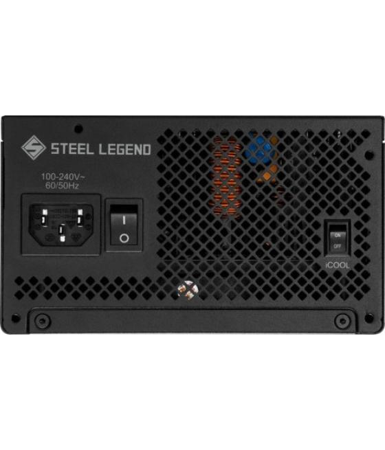 Fuente alimentacion asrock sl-750g,psu,750w,80 plus gold,135mm,modular,pci-e 5.1 (12+4pin)x1,pci-e (6+2 pin)x3,sata (5 pin)x9