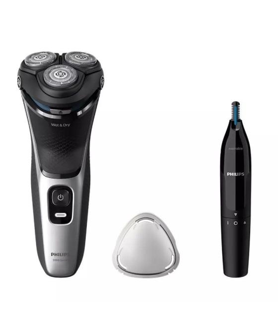 Afeitadora philips shaver series 3000 s3143/02/ con batería / 2 accesorios