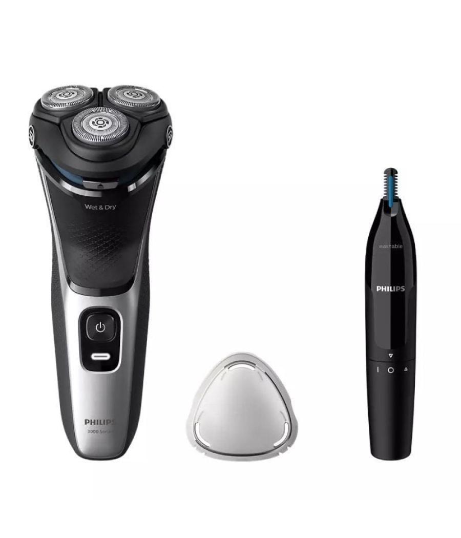 Afeitadora philips shaver series 3000 s3143/02/ con batería / 2 accesorios