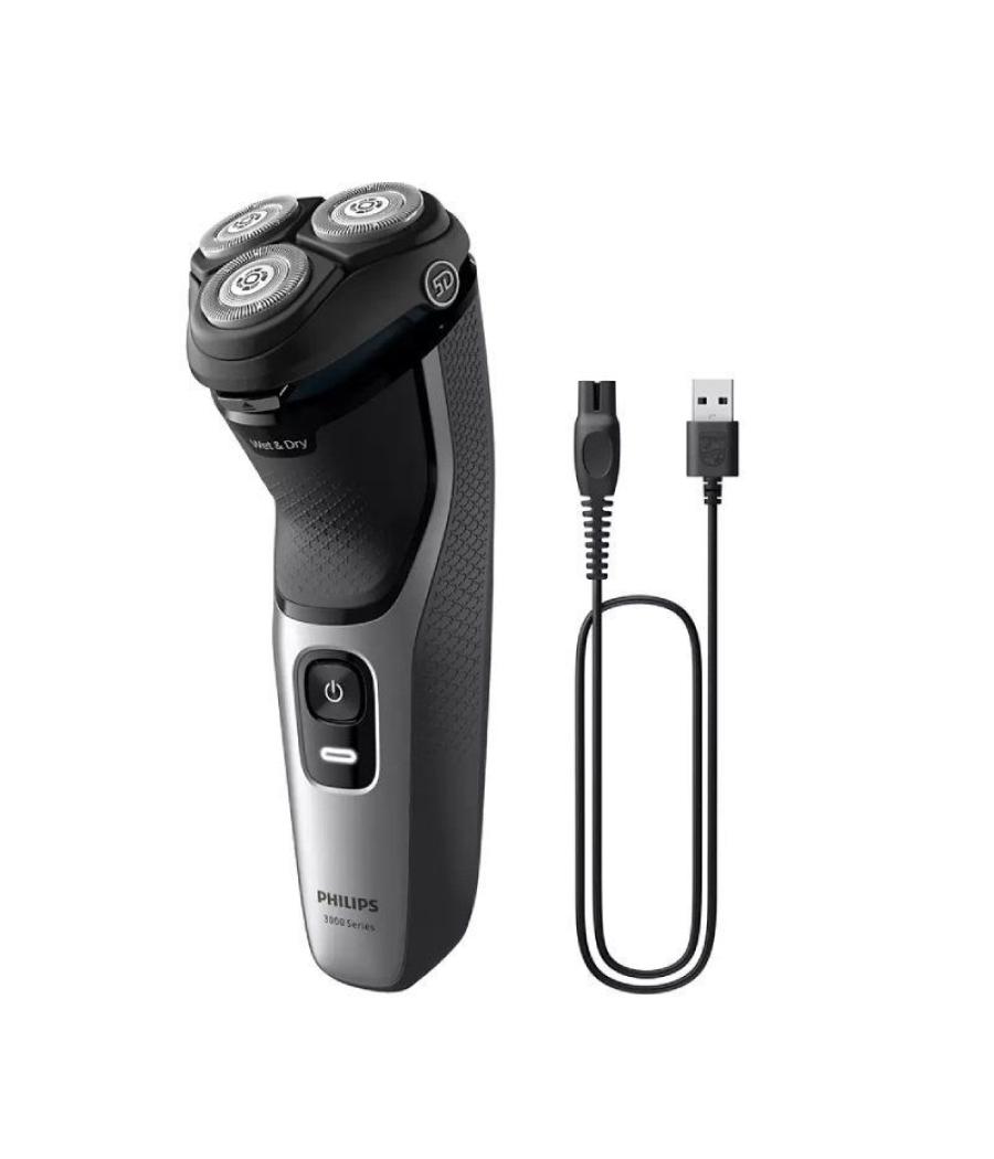 Afeitadora philips shaver series 3000 s3143/02/ con batería / 2 accesorios