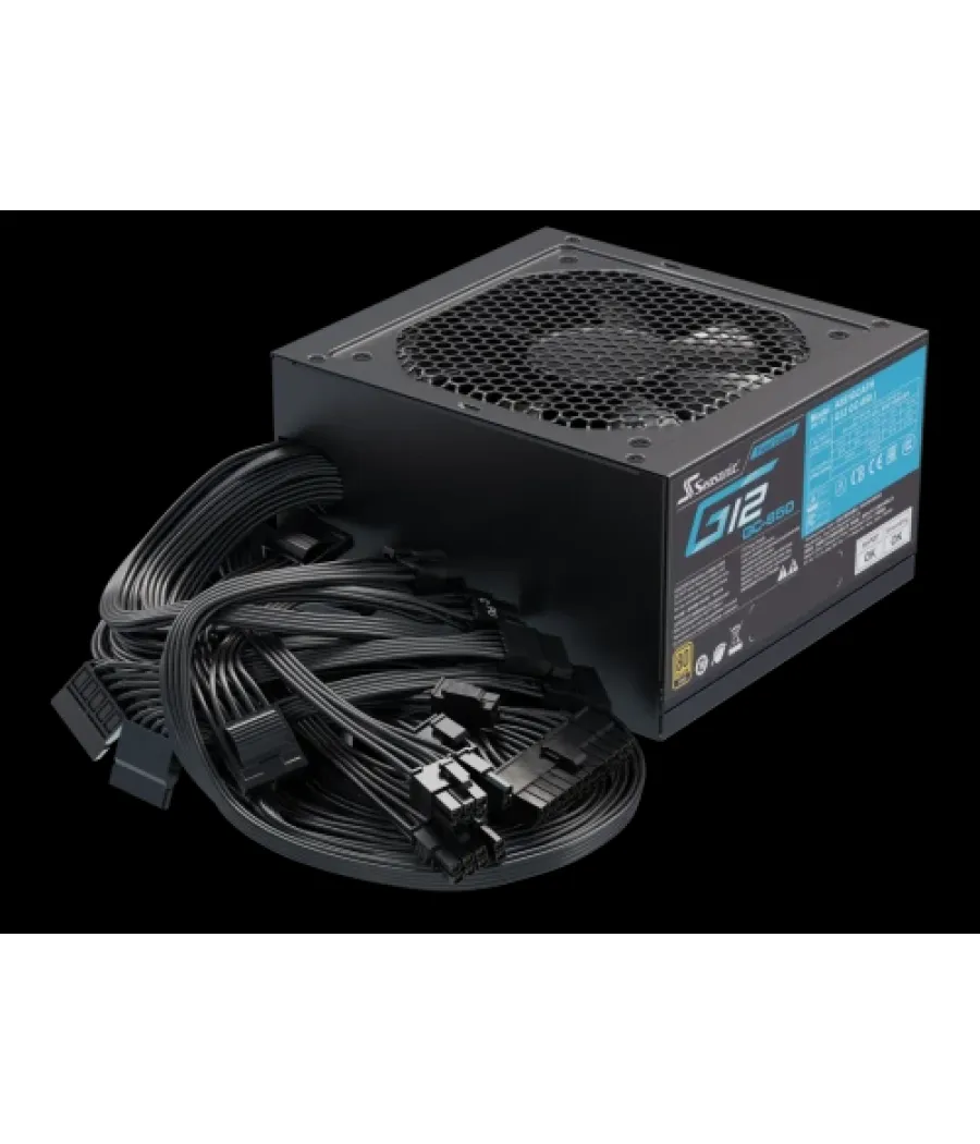 Seasonic netzteil 850w g12 gc-850 80+gold unidad de fuente de alimentación atx negro