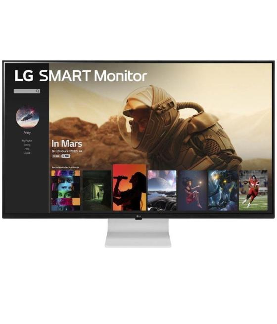 Smart monitor lg 43sq700s-w 42.5'/ 4k/ multimedia/ smart tv/ blanco