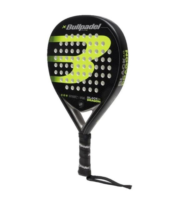 Pala de pádel bullpadel black dragon 4.0/ negro y verde
