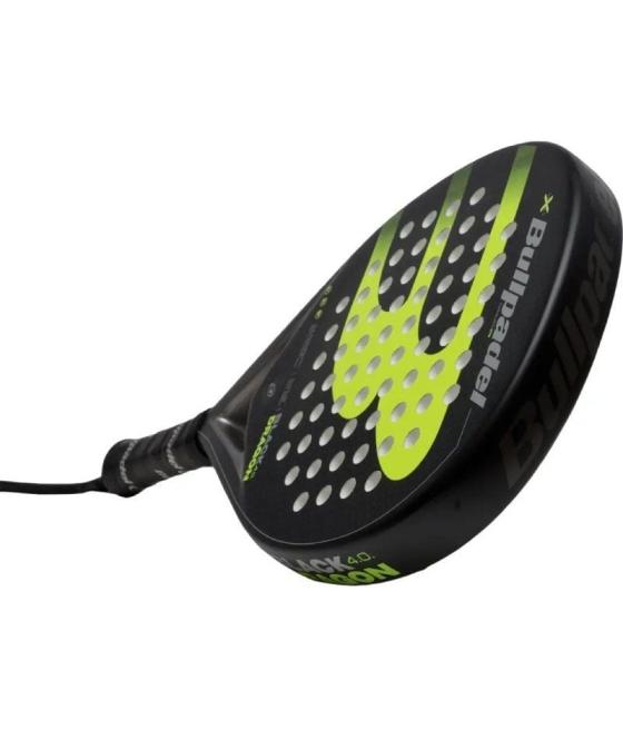 Pala de pádel bullpadel black dragon 4.0/ negro y verde